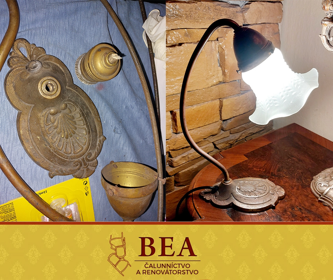 Renovácia lustrov a svietidiel – Čalúnnictvo BEA