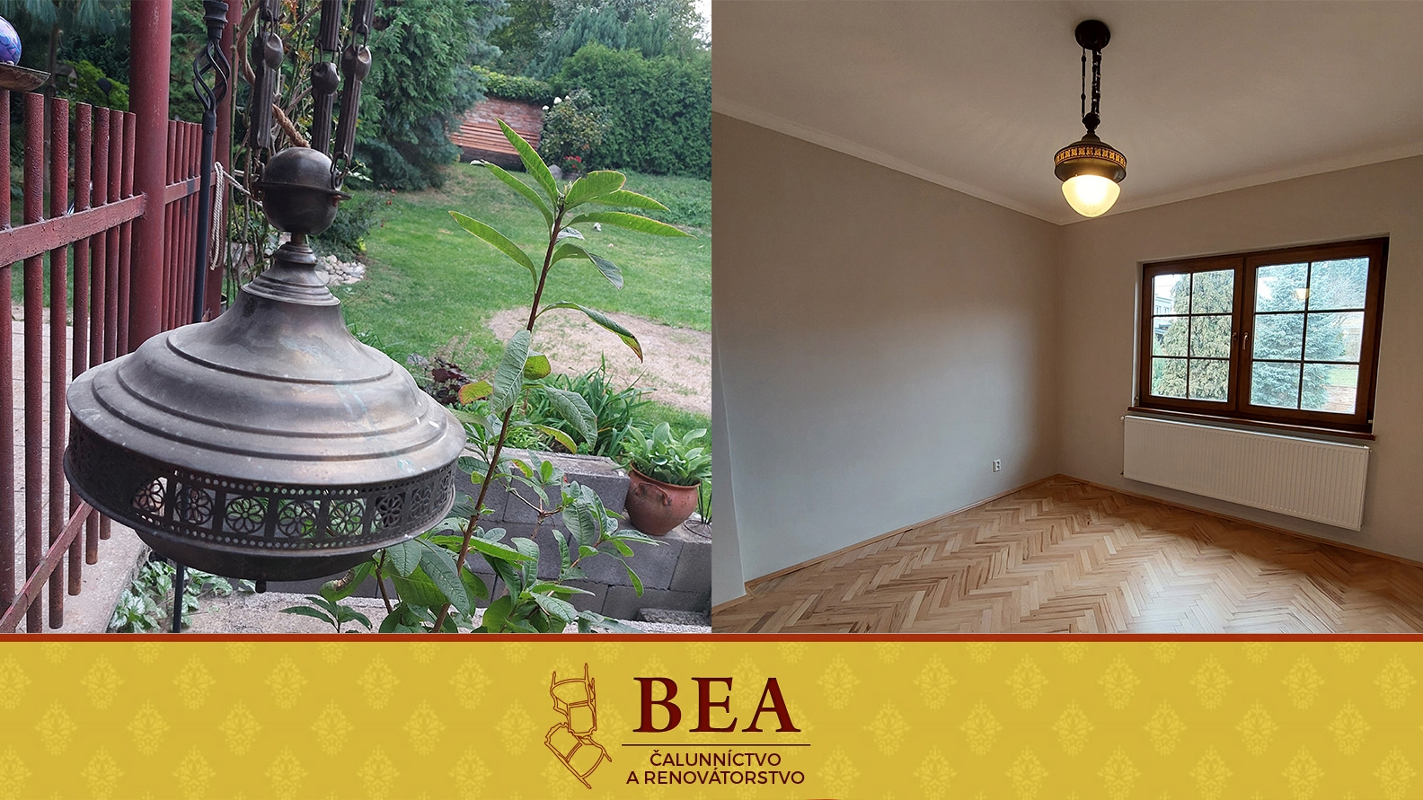 Renovácia lustrov a svietidiel – Čalúnnictvo BEA